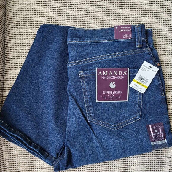 Gloria Vanderbilt Amanda Jeans, Madison Wash - Picture 1 of 4